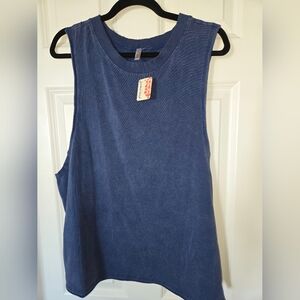 FP Movement by Free People Blue Tank Top